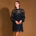 Load image into Gallery viewer, Getting Started Woven Lace Mini Dress
