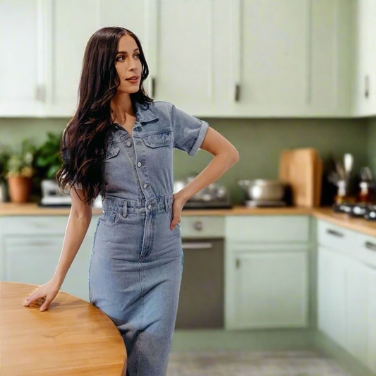 Desirae Denim Dress