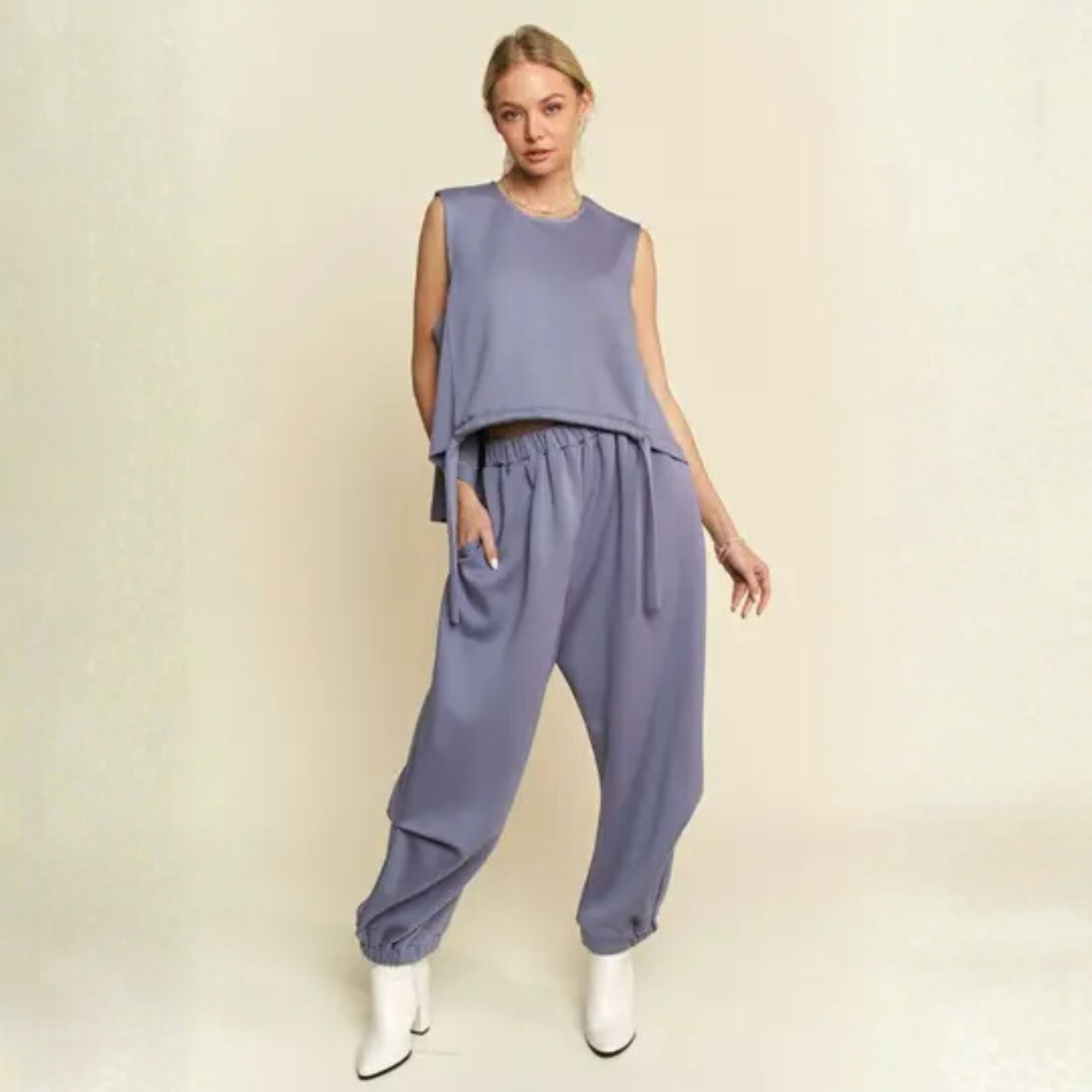 Cleo Cozy Lounge Set - Blue