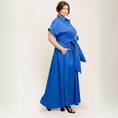 Load image into Gallery viewer, River Royal Blue Bow Maxi Dress
