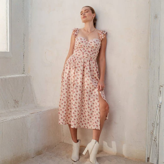 Run for the Roses Dress - Pink