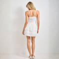 Load image into Gallery viewer, Whitney Lace Trim Mini Dress
