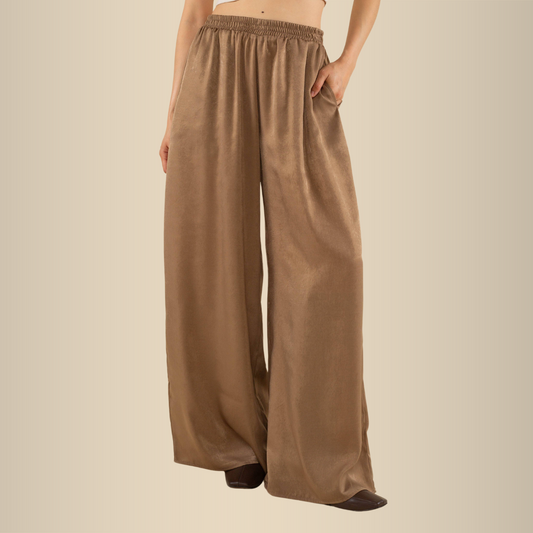 Florence Flowy Satin Pants