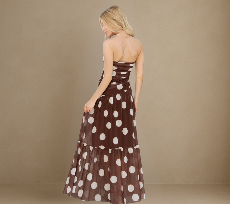 Chocolate Dot Dress