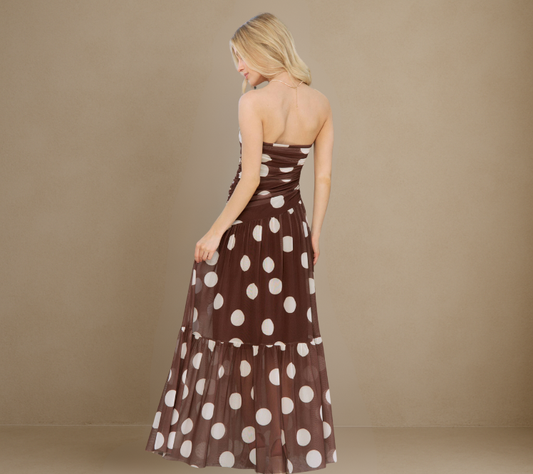 Chocolate Dot Dress