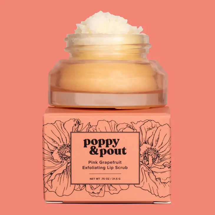 Poppy and Pout Lip Scrubs