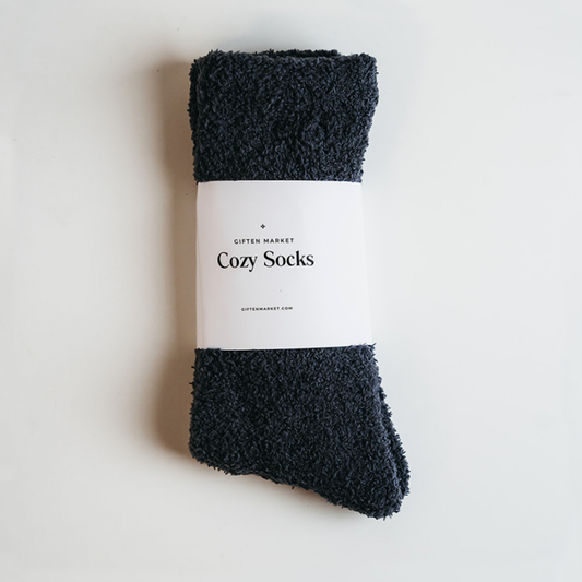 Cozy Cloud Socks - Charcoal