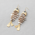 Load image into Gallery viewer, Shell Tassel Fish Hook Earrings
