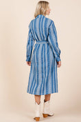 Load image into Gallery viewer, Embroidered Midi Shirt Dress
