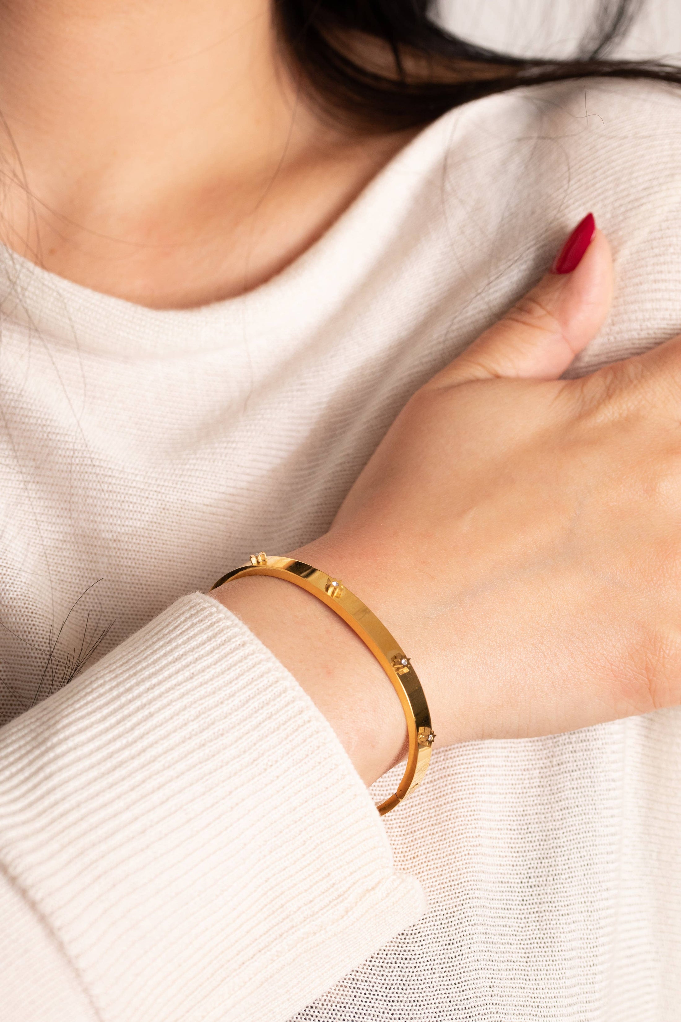 North Star Bangle Bracelet