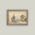 Load image into Gallery viewer, The Road From Versailles Framed Antique Art: 7x5
