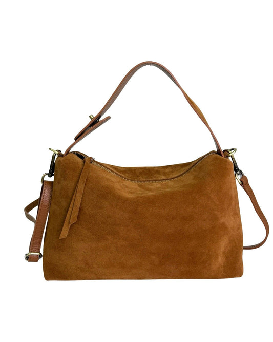 Montana Bag in Tan Suede