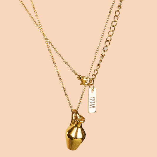 Pitcher This Necklace - 18K Gold Plated