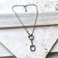 Load image into Gallery viewer, Silver Horse bit Necklace
