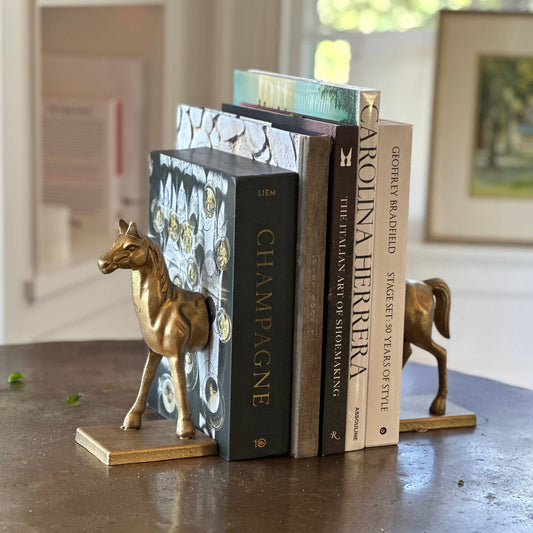 Equestrian Bookend Set