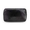 Load image into Gallery viewer, Miette Faux Croc Clutch in Black
