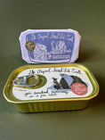 Load image into Gallery viewer, Tinned Fish Candle - Juniper and Fraser Fir
