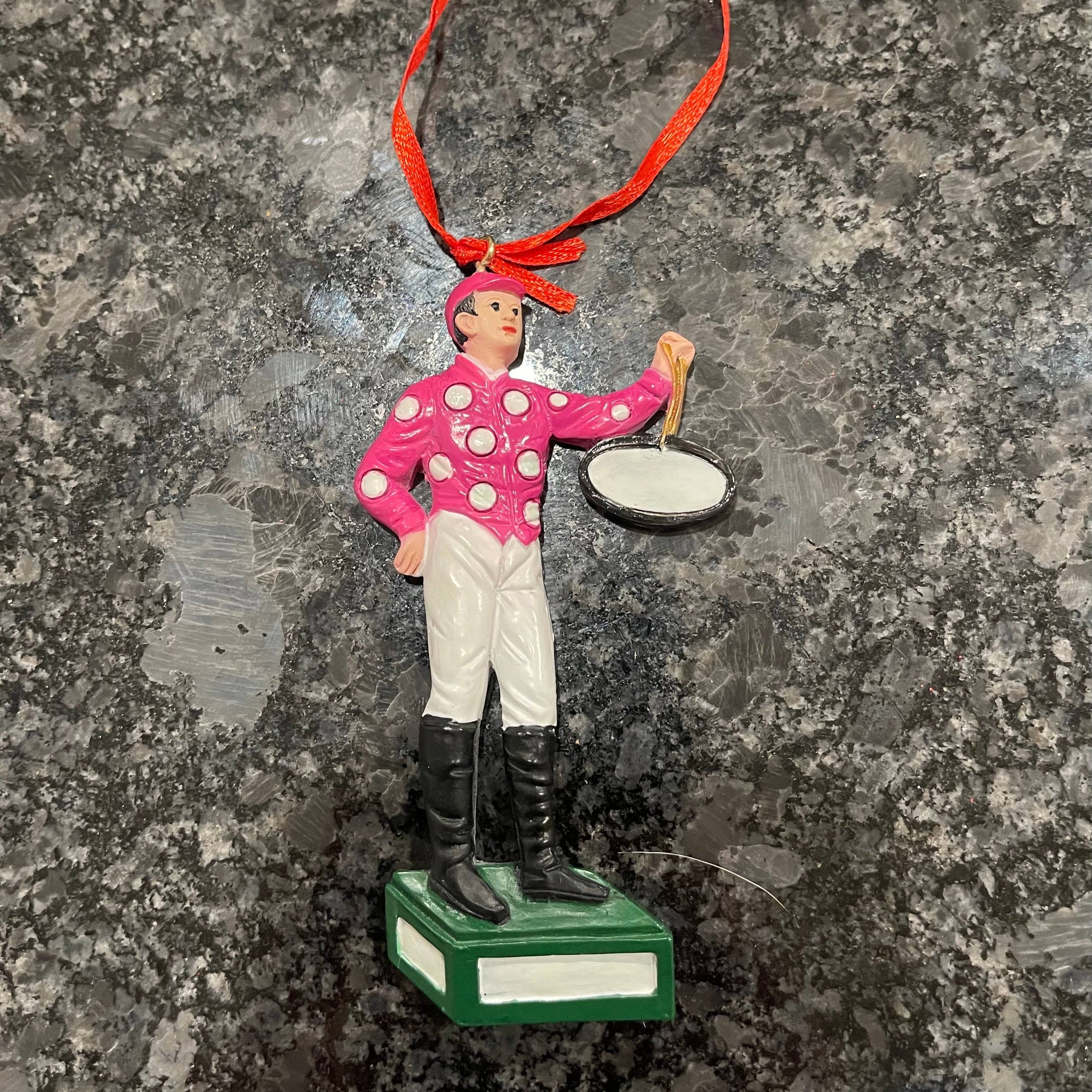 Jockey Ornament - Red