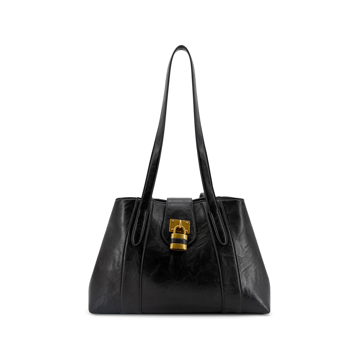 Fiora Lock Top Handbag