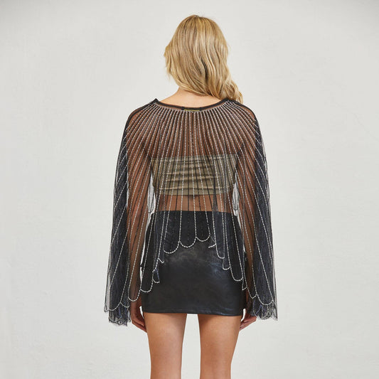 Gatsby Beaded Cape