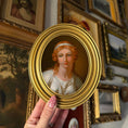 Load image into Gallery viewer, Vintage Style Portrait of Helen Art Print Framed Oval

