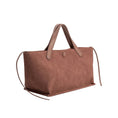 Load image into Gallery viewer, Jill Mauve Suede Recycled Vegan Tote Bag
