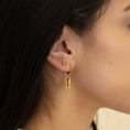 Load image into Gallery viewer, Tiny Fish Huggie Hoop Earrings

