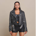 Load image into Gallery viewer, Black Moto Jacket
