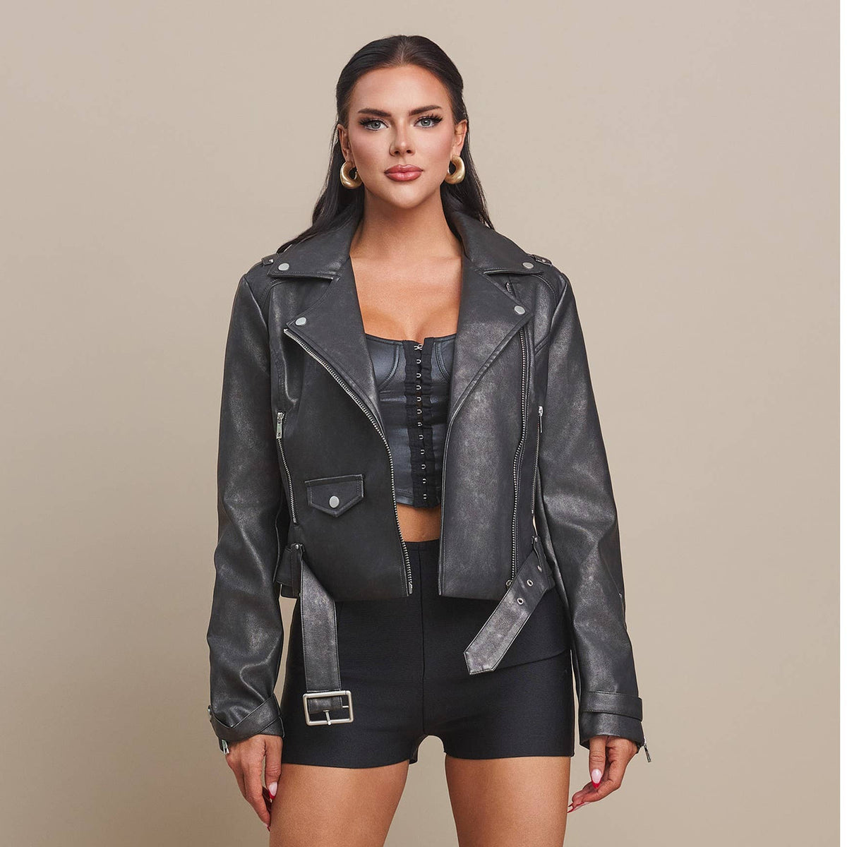 Black Moto Jacket