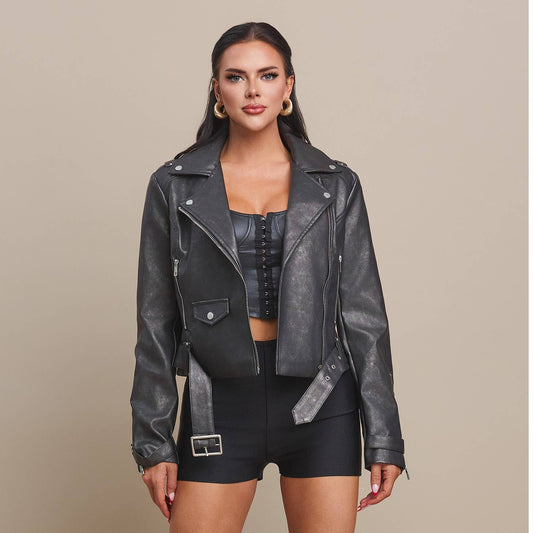 Black Moto Jacket