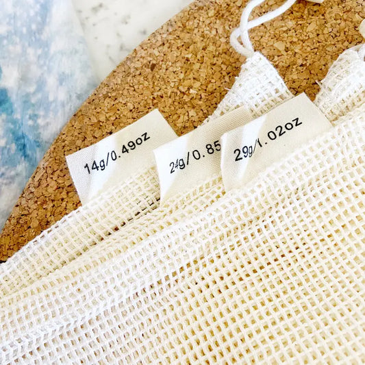 Cotton Mesh Produce Bag 3 Pack