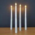 Load image into Gallery viewer, Battery Operated 3D Wick Flame Taper Candles with Remote
