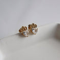 Load image into Gallery viewer, Crowned Heart Studs

