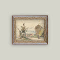 Load image into Gallery viewer, The Road From Versailles Framed Antique Art: 7x5
