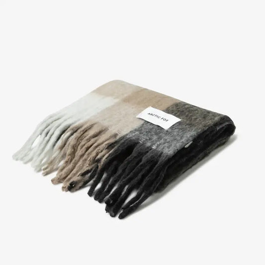 Reykjavik Scarf - Black Check