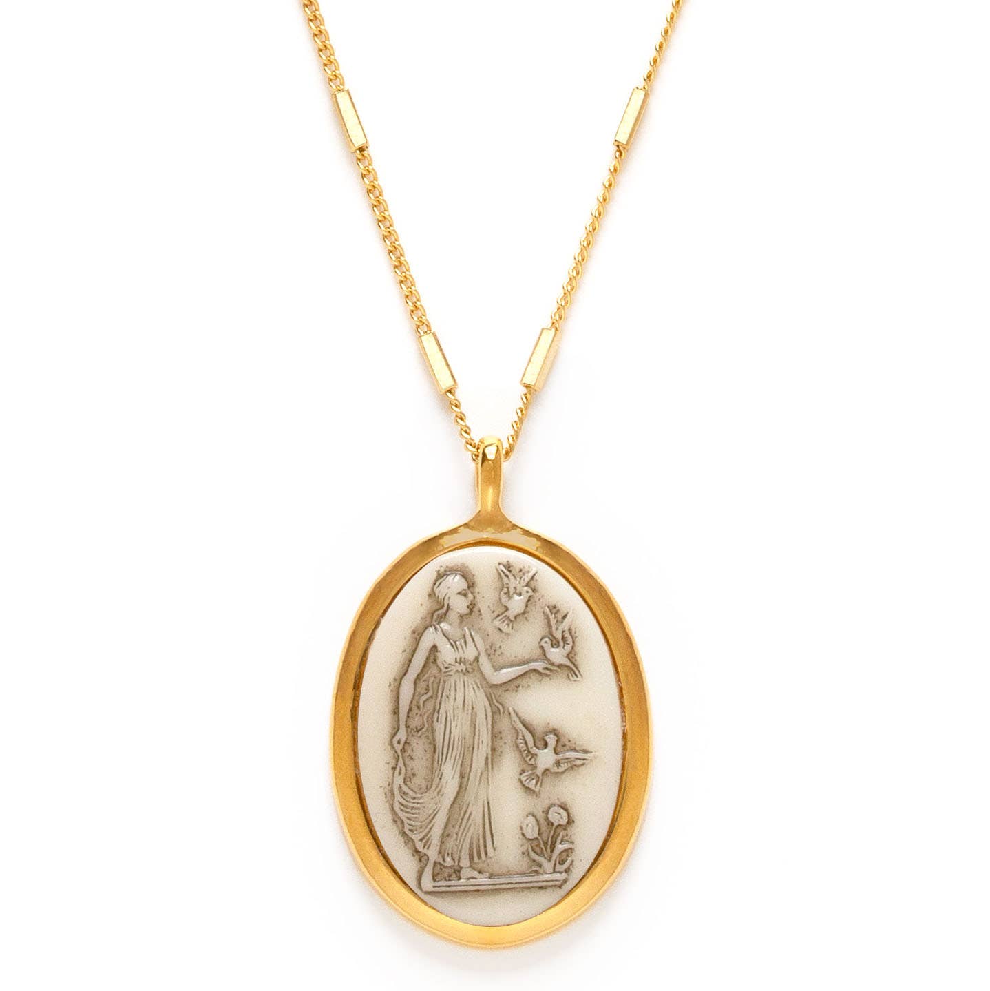 Aphrodite  Vintage Cameo Necklace