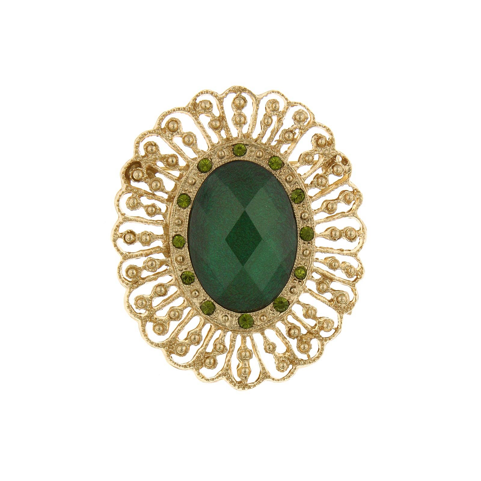 Olivine Brooch
