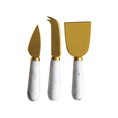 Load image into Gallery viewer, White Marble Cheese Knives, Cheese Knife Set
