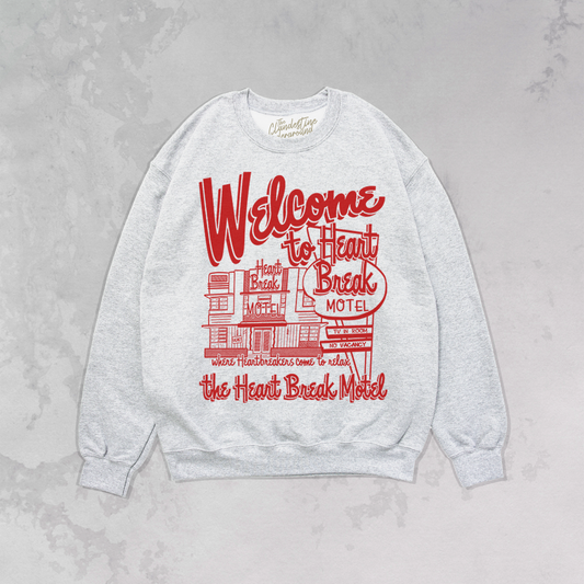 Heart Break Motel Oversized 90's Sweatshirt