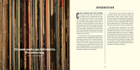 Booze & Vinyl Country Book