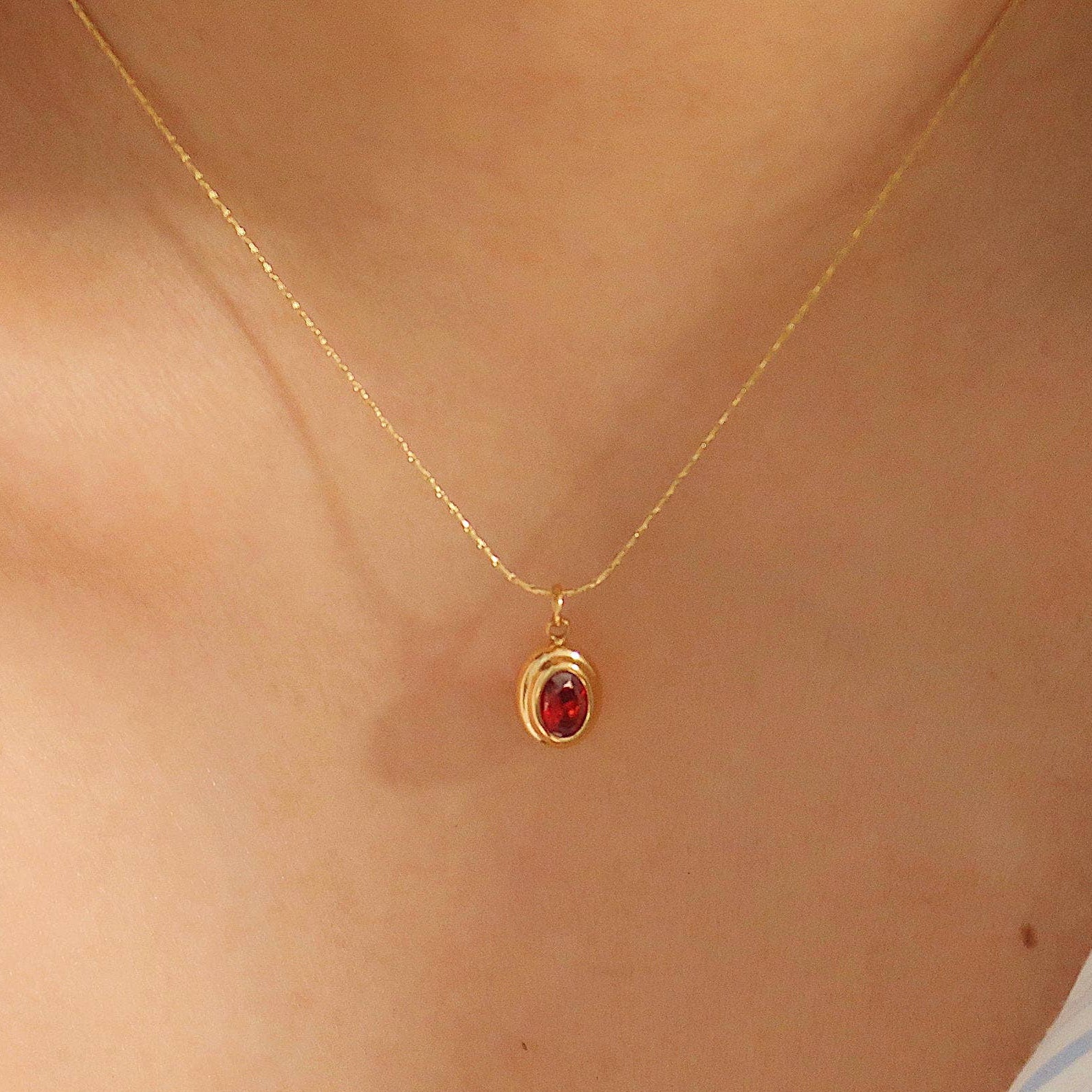 Cornelia Gemstone Necklace
