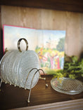 Load image into Gallery viewer, Glass Coasters Metal Caddy Set

