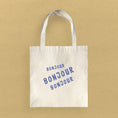 Load image into Gallery viewer, Bonjour Trois - Canvas Tote Bag
