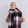 Load image into Gallery viewer, The Reykjavik Scarf  - Purple/Brown

