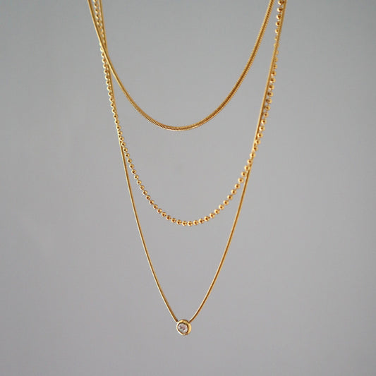Trinity Necklace | Layered Necklace