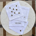Load image into Gallery viewer, Olive Martini Embroidered Cocktail Napkin Set
