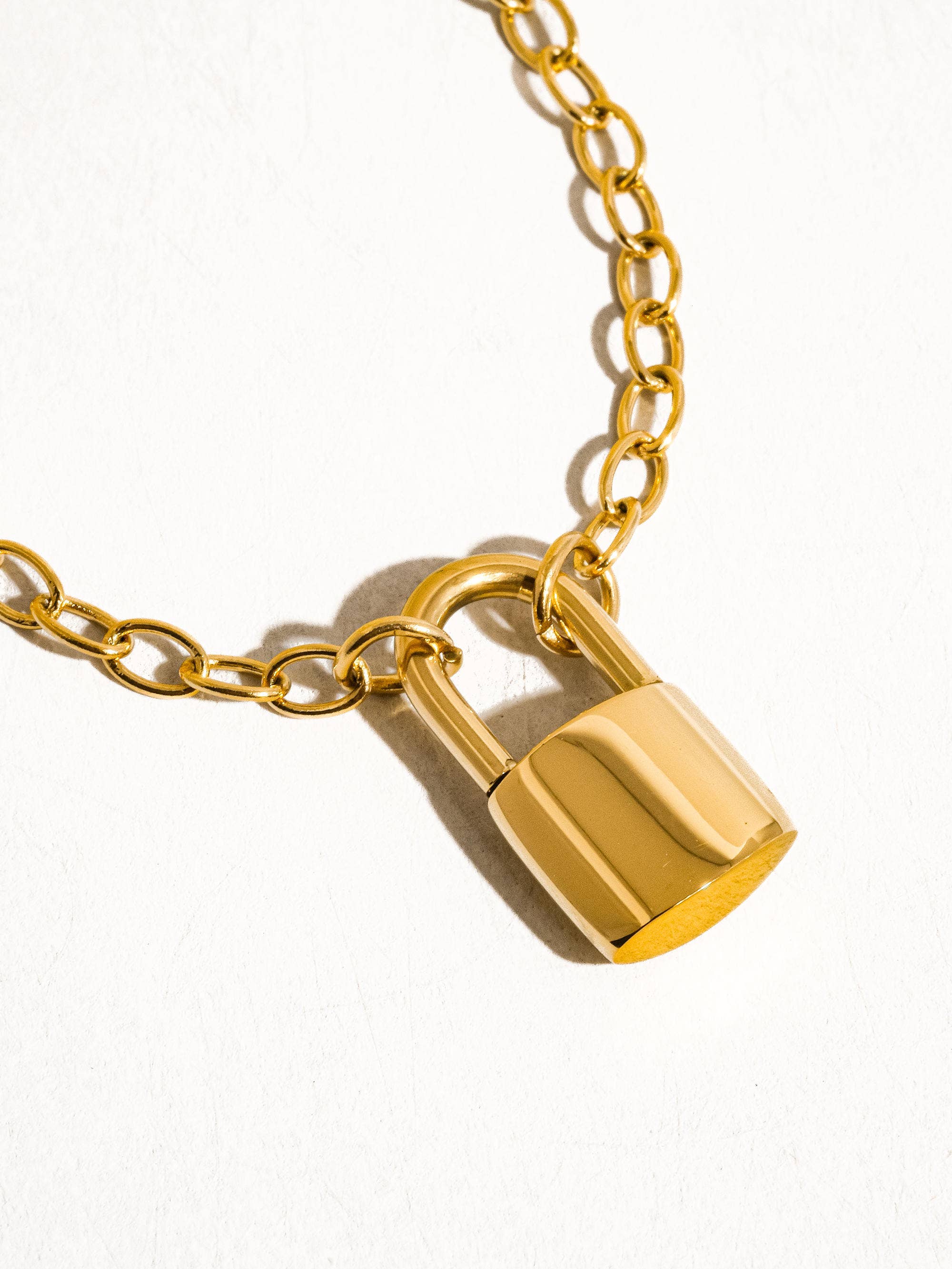 Lock and Chain Necklace