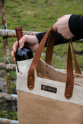 Load image into Gallery viewer, Jute Wine Tote
