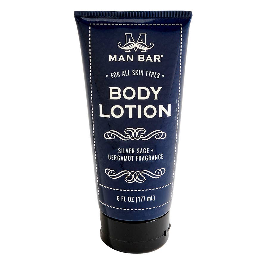 MAN BAR BODY LOTION SILVER SAGE & BERGAMOT