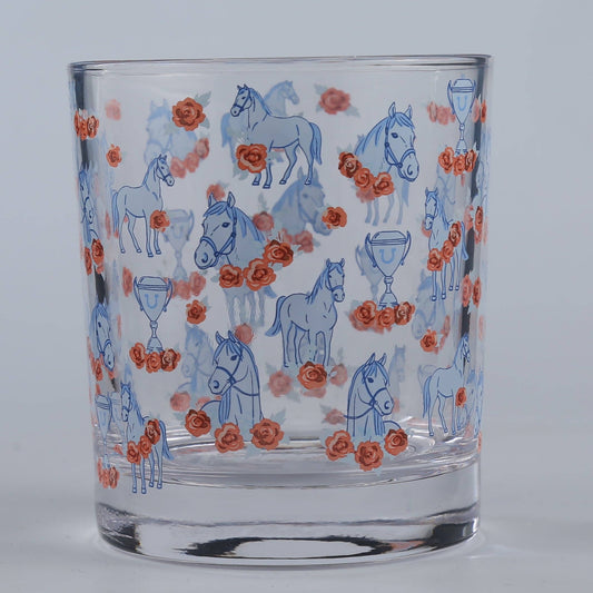 Winning Horse Rocks Glass